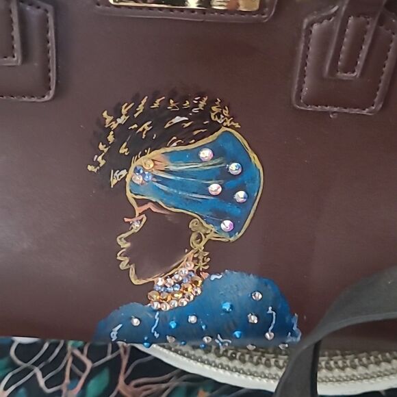 Vintage Hand Painted Upcycled 🎨 - Picture 2 of 4